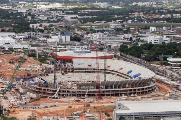 Μουντιάλ 2014: Μερική στάση εργασιών στο «Arena Amazonia»