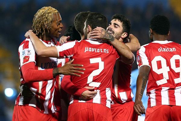 Απόλλων Σμ.-Ολυμπιακός 0-5: Τα γκολ και οι καλύτερες φάσεις (video)