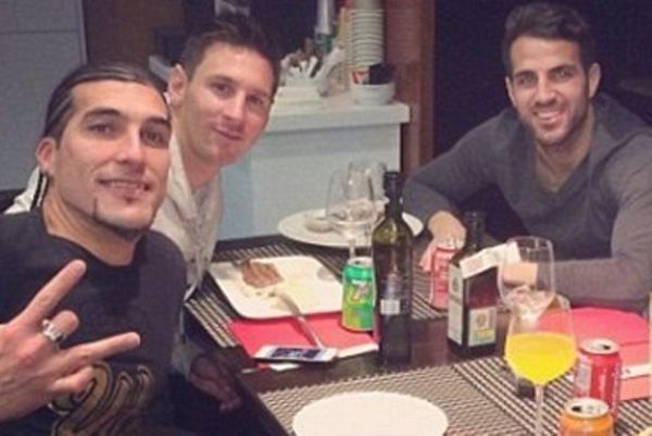 Μπαρτσελόνα: Το... φαγοπότι του Μέσι (photo)