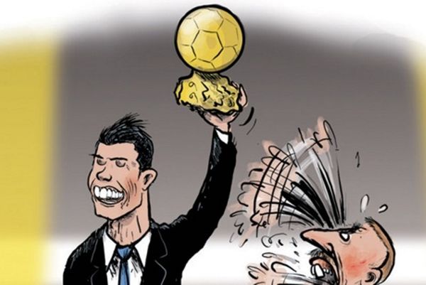 Χρυσή Μπάλα: Το σκίτσο που λέει όλη την… αλήθεια για τον νικητή! (photo)