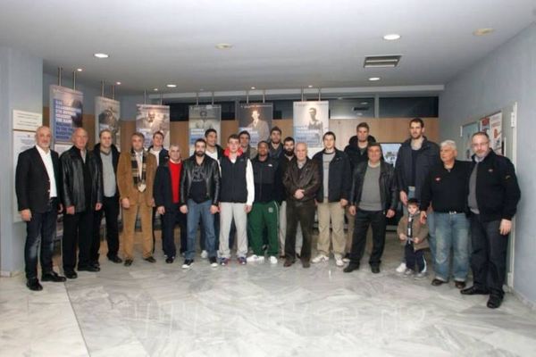ΠΑΟΚ: Στο Μουσείο Μπάσκετ (photos)