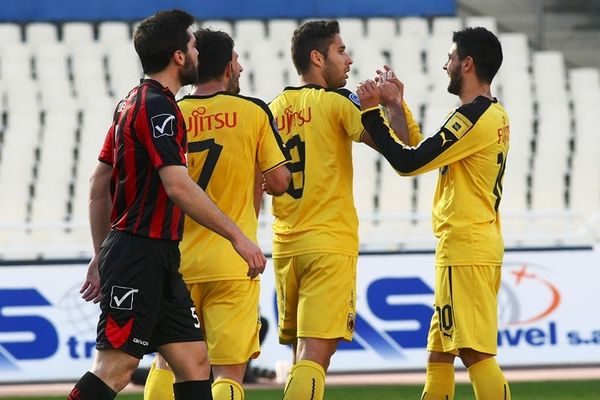 Χωρίς αντίπαλο η ΑΕΚ, 8-1 το Περιστέρι (video+photos)