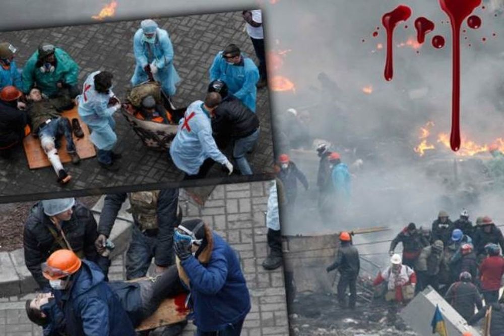 «Βάφεται» με αίμα το Κίεβο (pics+video)