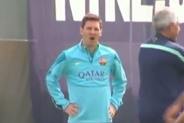Μπαρτσελόνα: Τα χασμουρητά του Μέσι! (video)