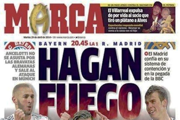 Το μήνυμα της «Marca» με τις μπανάνες