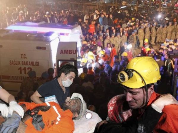 Η στιγμή της έκρηξης στο ορυχείο στην Τουρκία