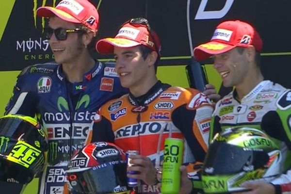 Moto GP: Marquez is... Le Man(s) (videos)