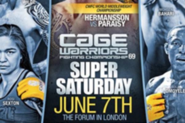 Cage Warriors: Διπλό σόου το Σάββατο! (videos)