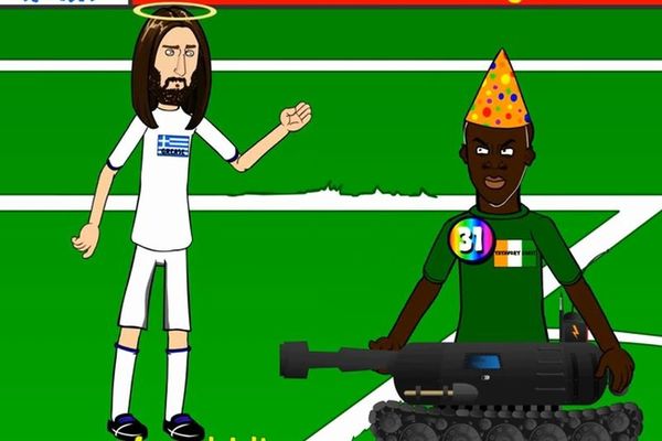 Παγκόσμιο Κύπελλο Ποδοσφαίρου 2014: Το πέναλτι του Σαμαρά σε... cartoon (video)