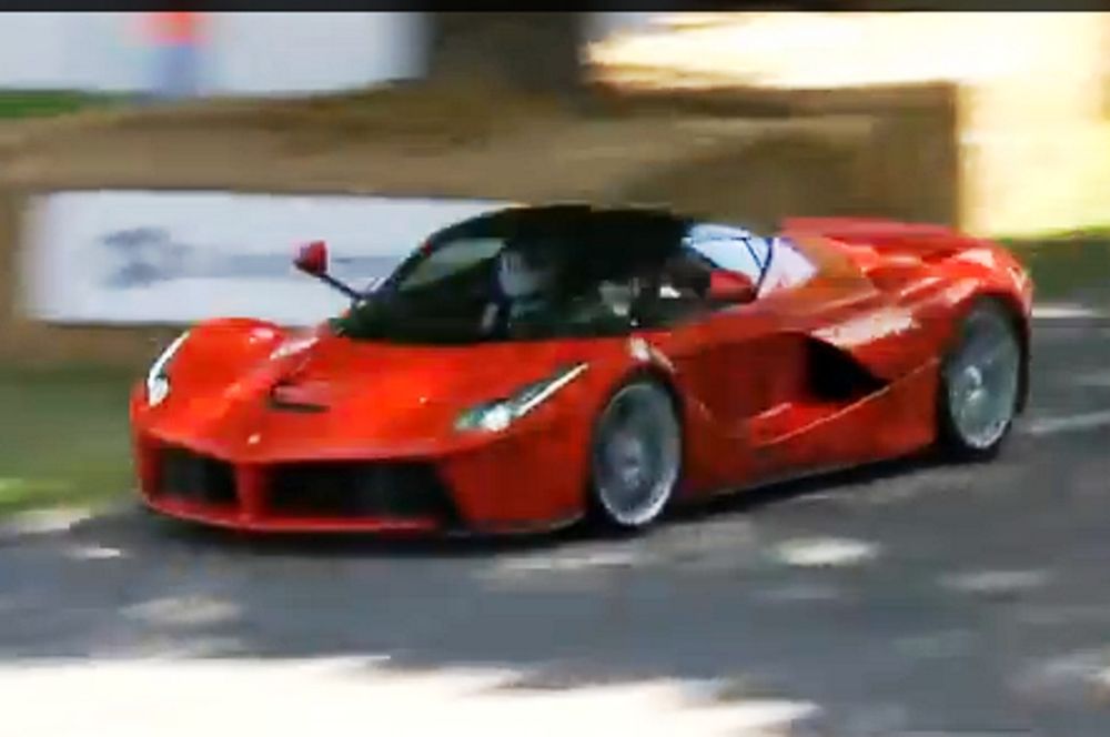 Το ρόστερ της Ferrari στο Γκούντγουντ (video)