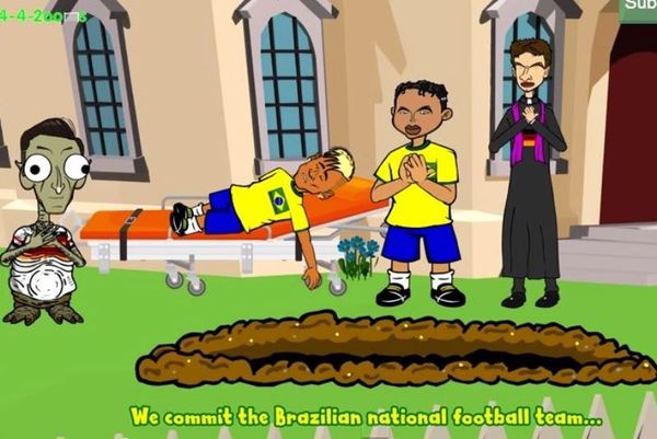 Παγκόσμιο Κύπελλο Ποδοσφαίρου – Ημιτελικοί: Η... κηδεία της Βραζιλίας (video)