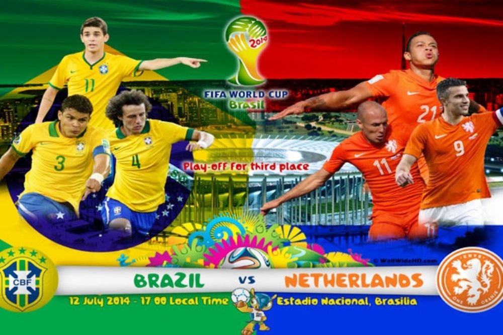 Παγκόσμιο Κύπελλο Ποδοσφαίρου 2014 – Μικρός Τελικός: Βραζιλία – Ολλανδία για την… παρηγοριά (photos+videos)