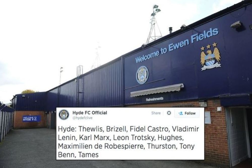 Αγγλία: Ενδεκάδα με Φιντέλ Κάστρο, Λένιν και… Μαρξ!