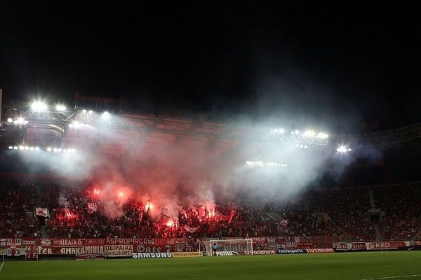 Ολυμπιακός: Ο Αφελάι στο «Γ. Καραϊσκάκης» (photos)