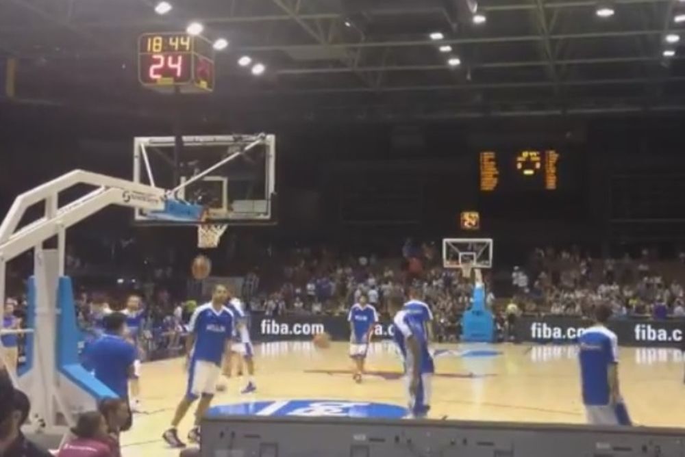 Mundobasket 2014: Η προθέρμανση της Ελλάδας (video)