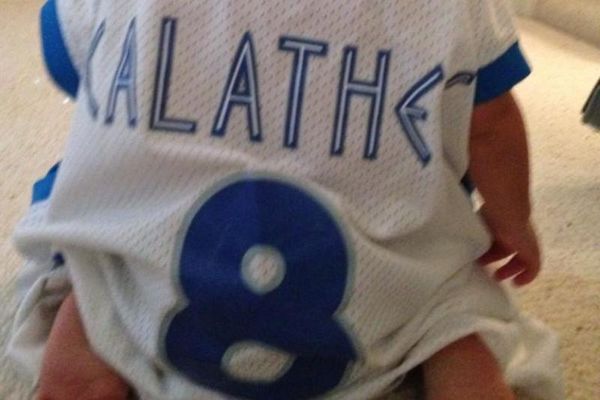 Μουντομπάσκετ 2014: Στηρίζει μπαμπά ο Καλάθης Τζούνιορ (photo)