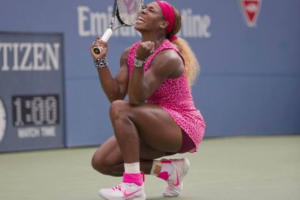 US Open: «Τρέλανε» κόσμο με το φούξια λεοπάρ φόρεμα η Σερένα (photos)