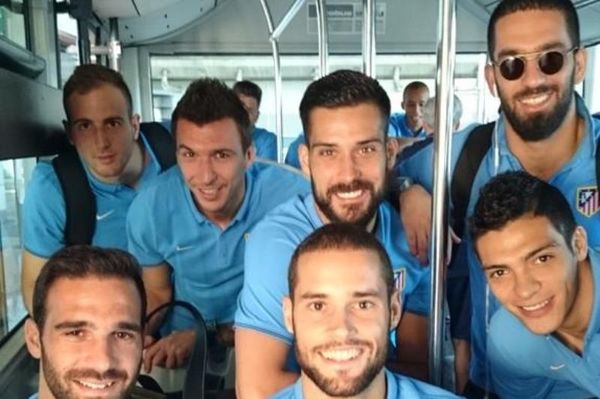 Ατλέτικο Μαδρίτης: Αναχώρησε για Αθήνα (photos)