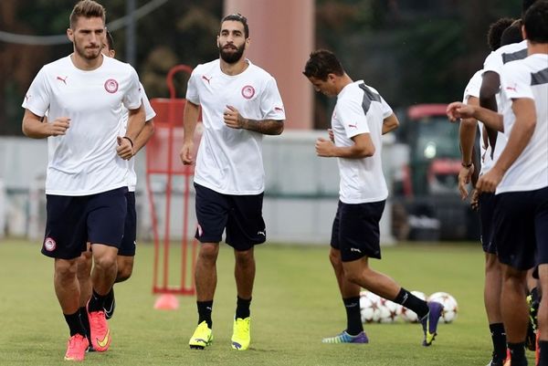 Ολυμπιακός: Η προπόνηση για Ατλέτικο (video)