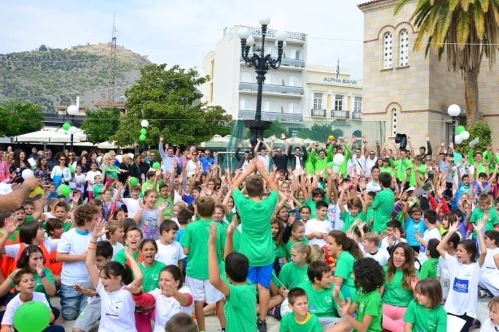 Διομήδης Άργους: Πλημμύρισε παιδιά η πλατεία Αγίου Πέτρου