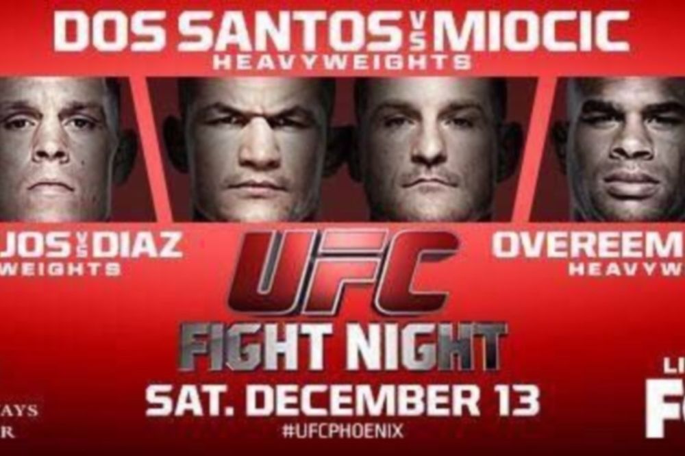 UFC on FOX 13: «Ψήσιμο» για Junior Dos Santos