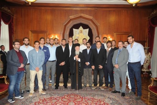 Ολυμπιακός: Στο Οικουμενικό Πατριαρχείο η ομάδα πόλο (photos)