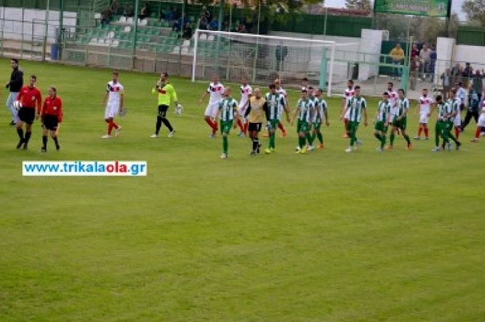 Οικονόμος Τσαρίτσανης-Τρίκαλα 0-2