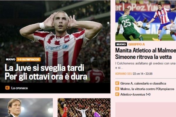 Ιταλικά ΜΜΕ: «Τραγωδία για Γιουβέντους» (photos)