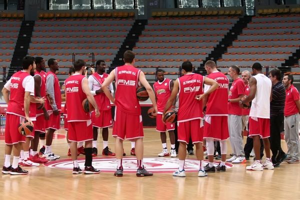 Ολυμπιακός: Η προπόνηση στο ΣΕΦ (photos)