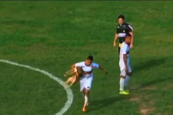 Βραζιλία: Σκύλος δάγκωσε ποδοσφαιριστή και εκείνος σκόραρε! (video)