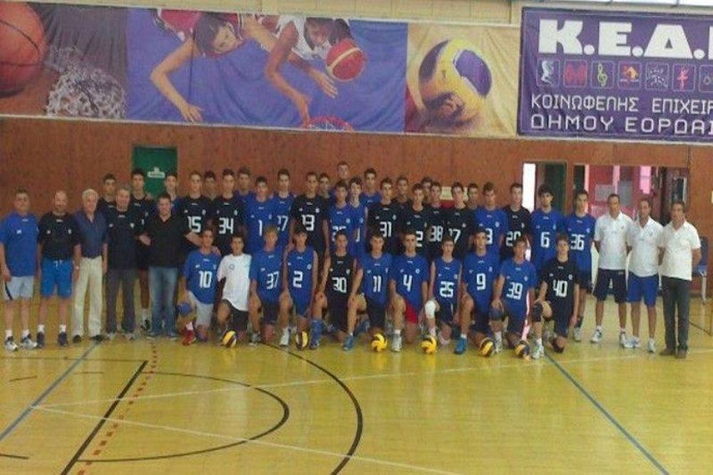 Εθνική Παμπαίδων-Παγκορασίδων: Προπόνηση στο Κιλκίς
