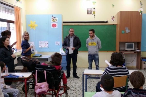 Αστέρας Τρίπολης: Στο ειδικό δημοτικό σχολείο Τρίπολης Βεργέτης, Γιαννιώτας