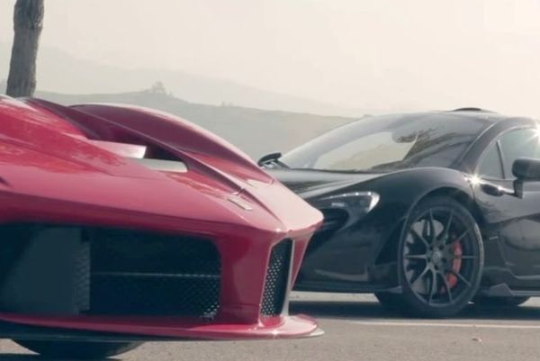 Video: LaFerrari εναντίον McLaren P1!