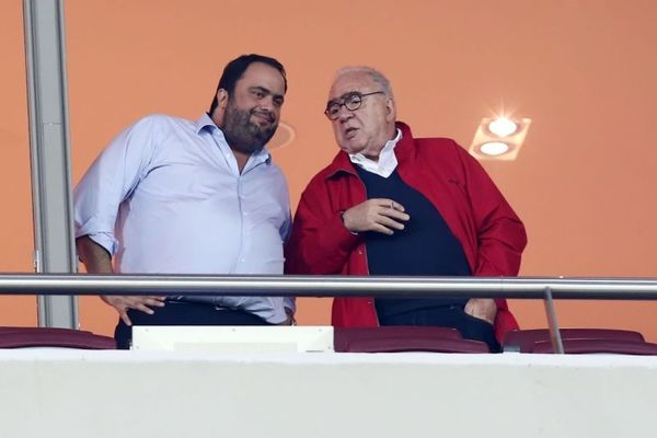 Ολυμπιακός – ΠΑΟΚ: Μαζί Μαρινάκης – Κόκκαλης (photos)