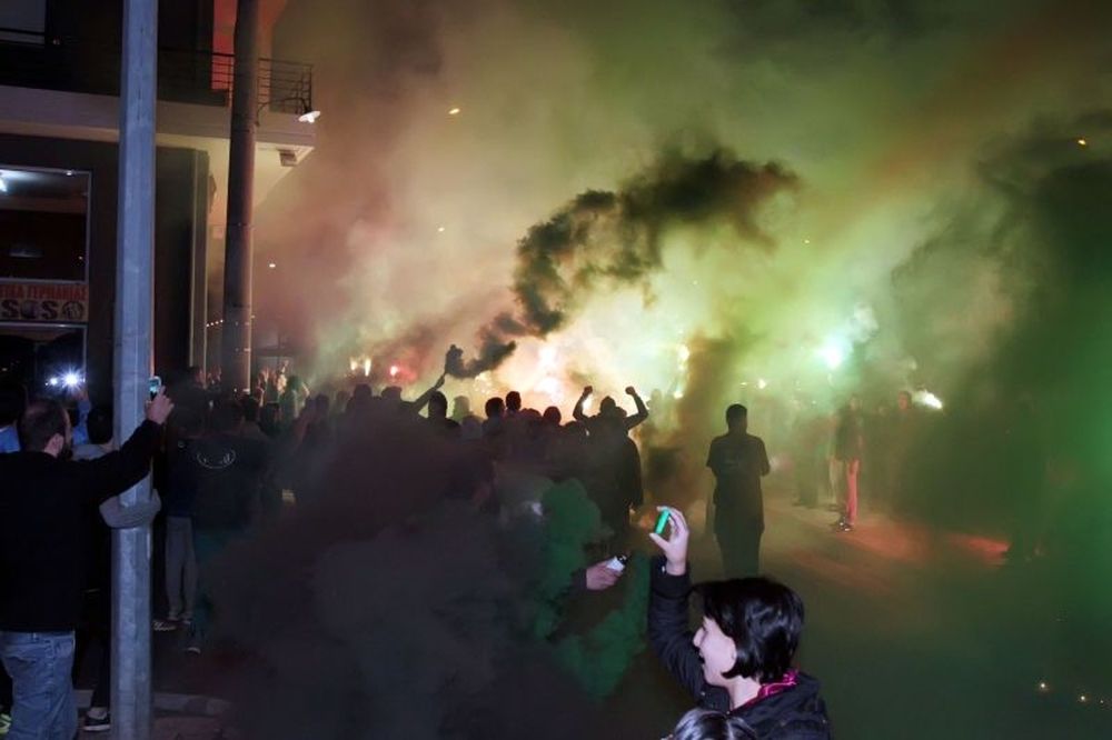 Παναθηναϊκός: Αποθέωση στο Αγρίνιο! (video+photos)