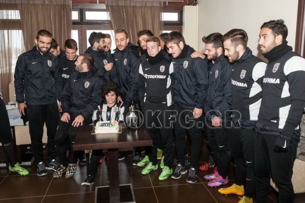 ΠΑΟΚ: Τα γενέθλια της μικρής Βίκυς (photos+video)
