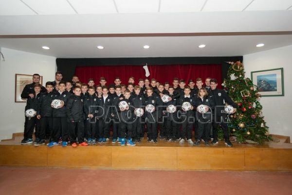 ΠΑΟΚ: Μοίρασαν χαμόγελα οι Κ14 και Κ12 (photos)