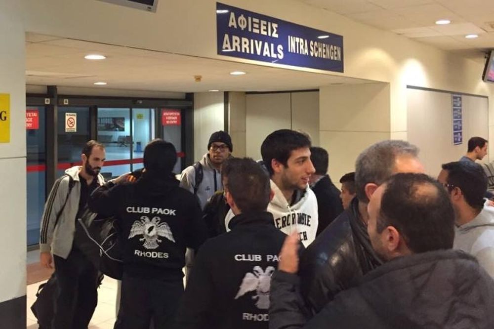 ΠΑΟΚ: Αποθέωση στη Ρόδο (photos)