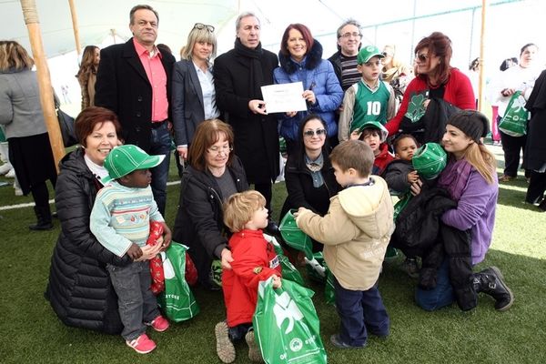 Παναθηναϊκός: Χάρισε χαμόγελα στα παιδιά (photos)