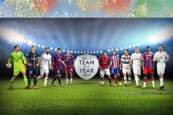 UEFA: Η κορυφαία ενδεκάδα του 2014 (video)