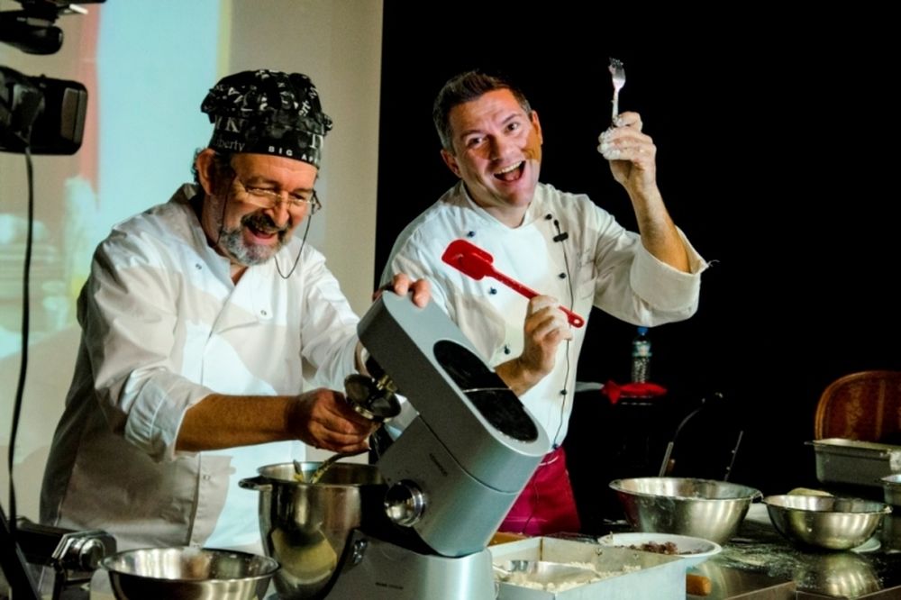 Οι Ιταλοί Chef  Walter Frontalini &  Giordano Bendandi στο ΙΕΚ ΑΚΜΗ