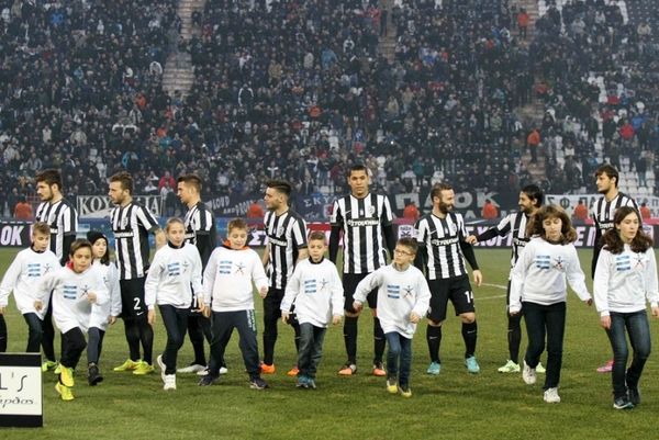 ΠΑΟΚ: Στην Τούμπα οι… μικροί ζωγράφοι (photos)