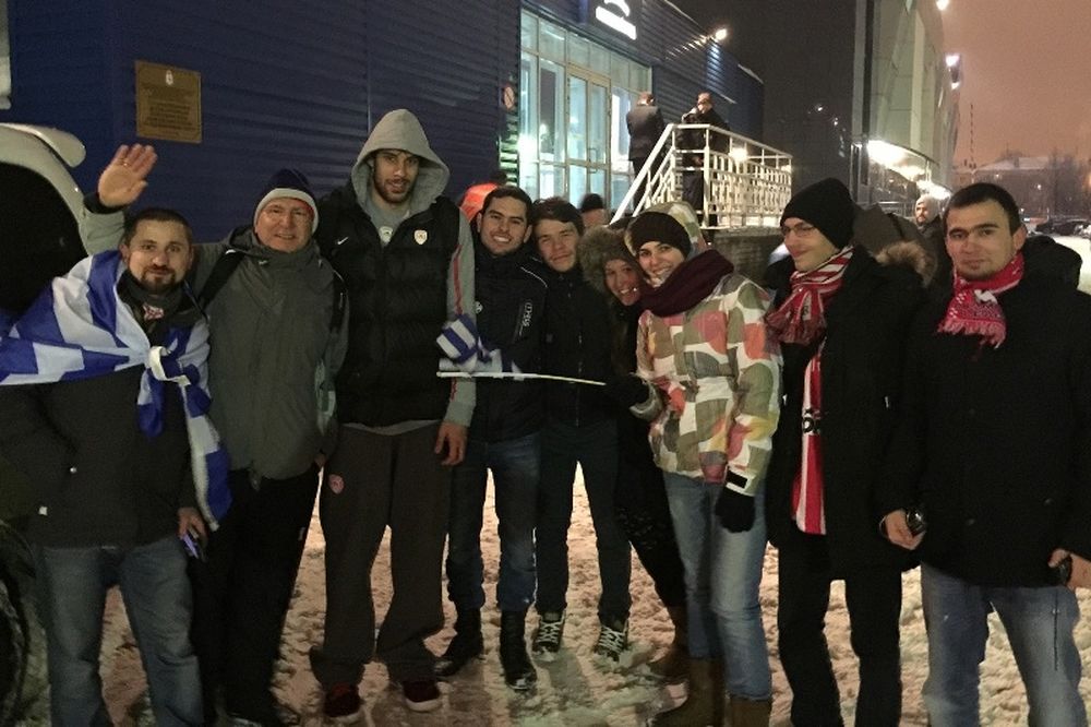Ολυμπιακός: Τους… ζέστανε (video+photos)