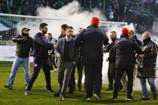 Παναθηναϊκός - Ολυμπιακός: Η ένταση στην Λεωφόρο (photos)