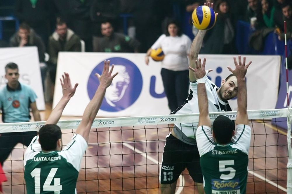 Volleyleague: ΠΑΟΚ - Παναθηναϊκός και Ολυμπιακός - Φοίνικας στα πλέι οφ