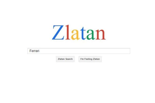 Ζλάταν Ιμπραΐμοβιτς: Μιμείται... την Google ως... Μηχανή Αναζήτησης!