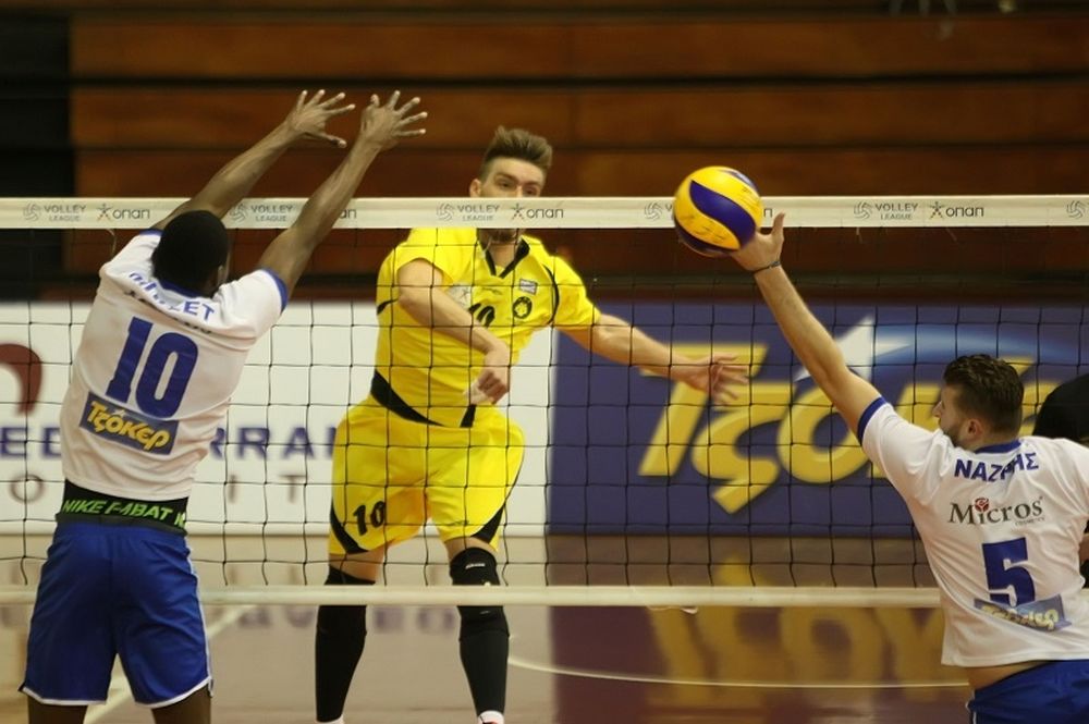 Volleyleague: Αποχαιρέτησε η ΑΕΚ χάνοντας από τη ΜΕΝΤ (photos)