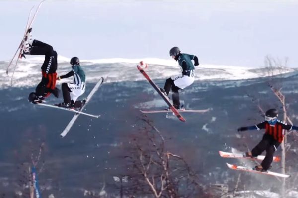 Παίζοντας μπάλα στα χιόνια! (video)