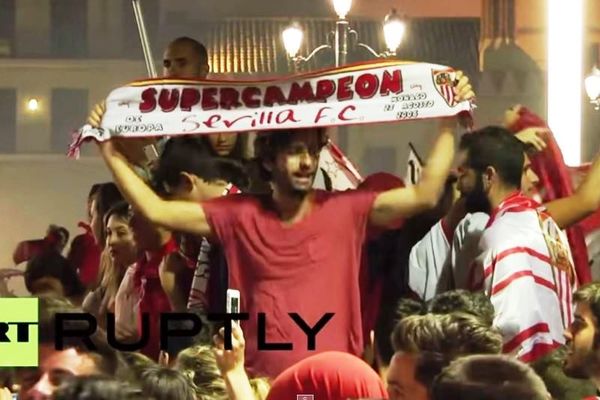 «Κάηκε» η Σεβίλλη για την κούπα! (video)