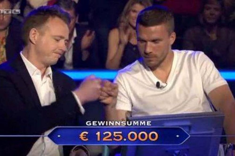 Ο Ποντόλσκι έπαιξε και… κέρδισε στον «Εκατομμυριούχο»125.000 ευρώ!